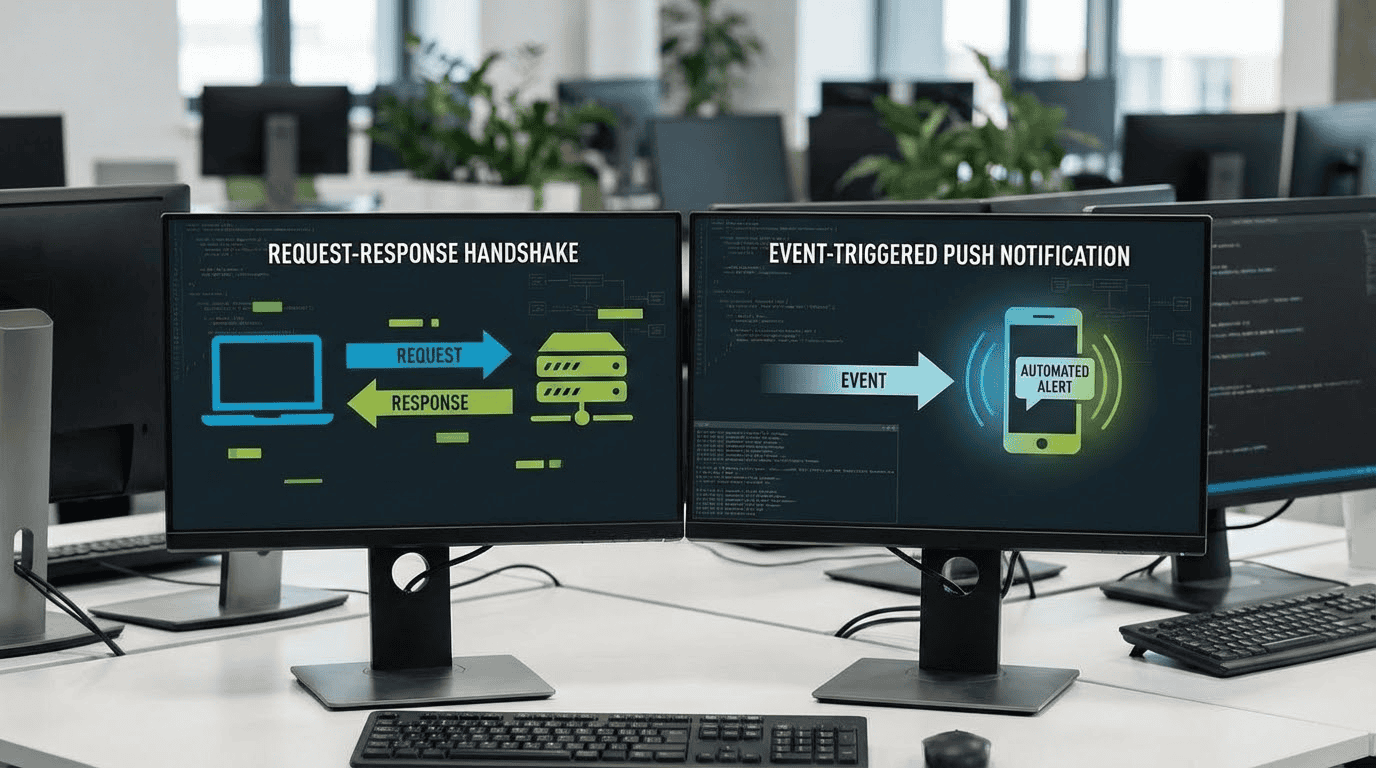השוואה בין ממשק API לבין Webhooks בחיבור מערכות ל-Priority